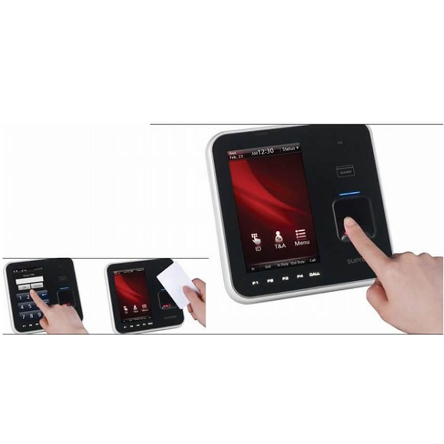 Máy chấm công nhận dạng khuôn mặt, vân tay, thẻ và kết nối Wifi SUPREMA Biostation-T2 BST2MW-OC